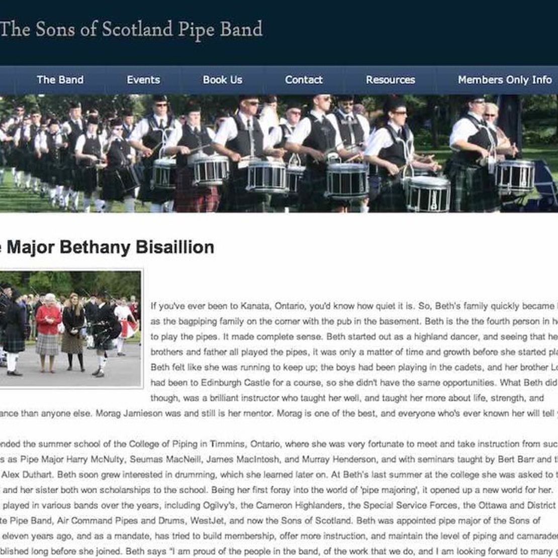 sons of scotland pipe band