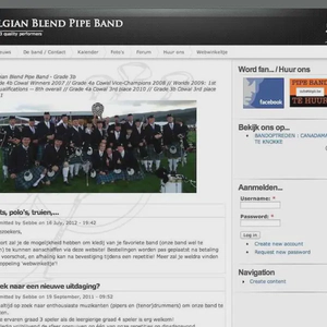 belgian blend pipe band