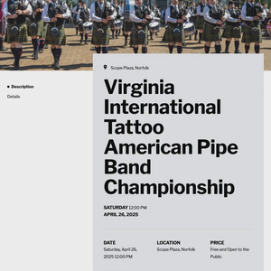 Virginia International Tattoo American Pipe Band Championship