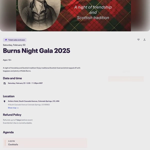 Burns Night Gala 2025