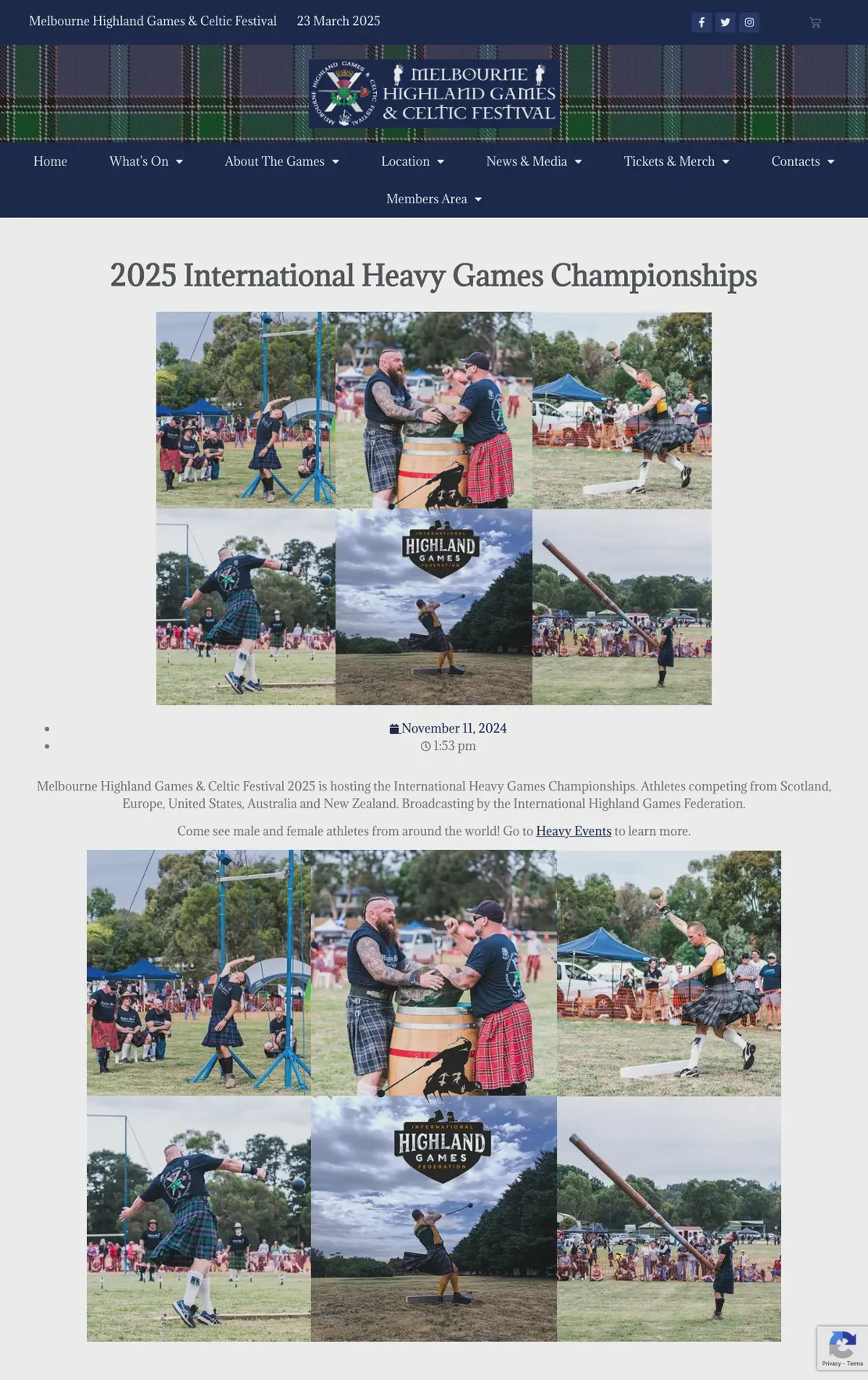 Melbourne Highland Games & Celtic Festival