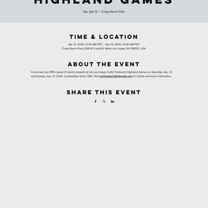 Las Vegas Highland Games