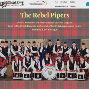 the rebel pipers - pipes and drums